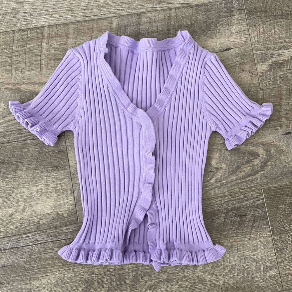 verge girl dupe purple top!